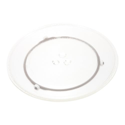 SHINEOFI 1 Satz Glasurnere Drehteller Für Die Mikrowelle Mikrowellenplatte Mikrowellen-kochschale Backofen Kochplatte Glasplatte Als Mikrowellenersatz Austausch Der Plattenteller Weiß von SHINEOFI