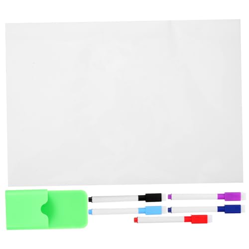 SHINEOFI 1 Satz Magnetischer Whiteboard -Set kleines magnetisches Whiteboard Erinnerungsbrett Magnetische, trocken abwischbare Tafel Trockenlöschtafel für den Spind Plastik Zufällige Farbe SHINEOFI 1 Satz Magnetischer Whiteboard -Set kleines magnetisches Whiteboard Erinnerungsbrett Magnetische, trocken abwischbare Tafel Trockenlöschtafel für den Spind Plastik Zufällige Farbe von SHINEOFI