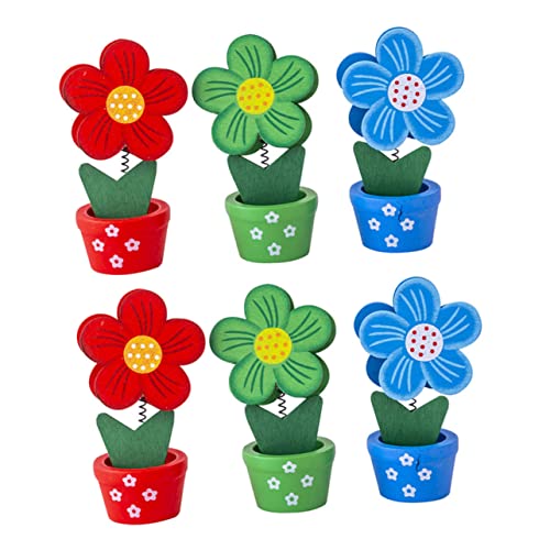 SHINEOFI 6stücke Teiliges Blumtopf Design Memo Clips Hochwertige Holz Notizen Halter Für Zuhause Und Büro Kreative Foto-clip Dekoration SHINEOFI 6stücke Teiliges Blumtopf Design Memo Clips Hochwertige Holz Notizen Halter Für Zuhause Und Büro Kreative Foto-clip Dekoration von SHINEOFI