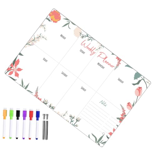 SHINEOFI 1 Satz Notiztafel wischen Erinnerung wöchentlich Tisch trocken abwischbar Bretter write board schreintischorganizer Schreibblock Tabletop Whiteboard Planertafel Acryl Transparent SHINEOFI 1 Satz Notiztafel wischen Erinnerung wöchentlich Tisch trocken abwischbar Bretter write board schreintischorganizer Schreibblock Tabletop Whiteboard Planertafel Acryl Transparent von SHINEOFI