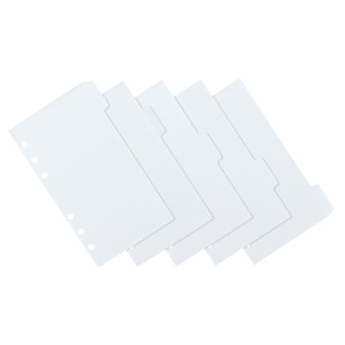SHINEOFI 1 Satz Ordner-Trennseiten Bindemittel Ordnertasche Taschenordner pädiprotect schutzzelt plastiktaschen Schreibwaren document bag cadfi schnellhefter Beutel Notebook -Ordner pp Weiß von SHINEOFI