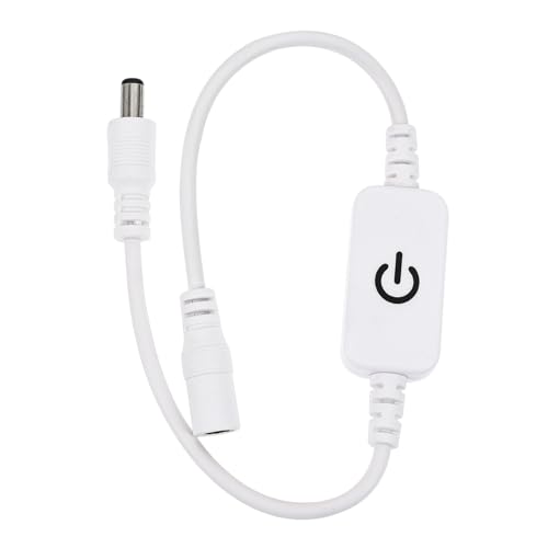 SHINEOFI 1 Stück Dimmschalter Berühren Led-dimmer Intelligenzberührung Streifen Für Lampendimmerschalter Touch-lampen-dimmerschalter Dimmer Lichtschalter Plastik Weiß von SHINEOFI