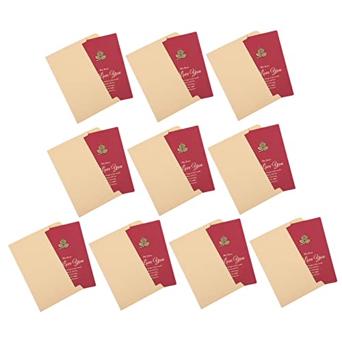 SHINEOFI 10 Sätze Karten Hallo Hochzeitstag Mini Party Jubiläum Paare Lehrer briefumschläge Geburtstagskarte der Ehefrau Karte zum Muttertag Papier rot SHINEOFI 10 Sätze Karten Hallo Hochzeitstag Mini Party Jubiläum Paare Lehrer briefumschläge Geburtstagskarte der Ehefrau Karte zum Muttertag Papier rot von SHINEOFI