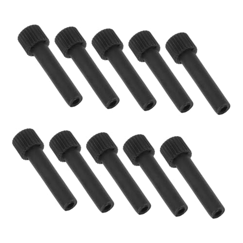 SHINEOFI 10 Stück Drehgriff für den Lampenkopf Lampenreparaturset Ersatzschraubenknopf für Deckenleuchte Schrauben Sie den Lampenknopf wieder ein Lampenknöpfe Plastik Black SHINEOFI 10 Stück Drehgriff für den Lampenkopf Lampenreparaturset Ersatzschraubenknopf für Deckenleuchte Schrauben Sie den Lampenknopf wieder ein Lampenknöpfe Plastik Black von SHINEOFI