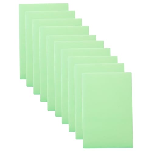 SHINEOFI 10 Stück Leere Schaumstoffplatten Bretter Plakatbrett Rechteck Basteln Modellierschaumplatte Plakatkarton Aus Schaumstoff Weiße Schaumstoffplatten Party Pvc-hautfarbe Green von SHINEOFI