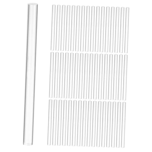 SHINEOFI 100Stücke Heißklebestifte für DIY Bastelarbeiten Transparente Klebesticks Starke Klebekraft für Heimdekoration und Reparaturen Kompatibel von SHINEOFI