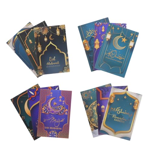 SHINEOFI 12 Satz Feiertagsgrußkarte für den Nahen Osten nahöstliche Grußkarte Segenskarten überreichen eid grußkarten umschläge Grußkarten präsentieren Briefumschlag Eid-Geldpaket Papier SHINEOFI 12 Satz Feiertagsgrußkarte für den Nahen Osten nahöstliche Grußkarte Segenskarten überreichen eid grußkarten umschläge Grußkarten präsentieren Briefumschlag Eid-Geldpaket Papier von SHINEOFI