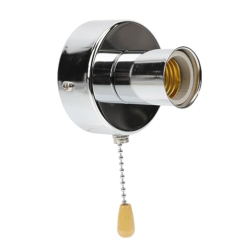 SHINEOFI 1Satz Deckenleuchte Zugschalter Lampenfassung mit Kette Wandleuchten Zubehör für Einfache Installation und Austausch für Wohnräume Cafés und Bars SHINEOFI 1Satz Deckenleuchte Zugschalter Lampenfassung mit Kette Wandleuchten Zubehör für Einfache Installation und Austausch für Wohnräume Cafés und Bars von SHINEOFI