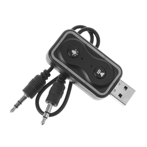 SHINEOFI 1Satz Kabelloser Audio Adapter USB Transmitter Receiver für PC Spielekonsole Auto Verbesserte Niedrige Latenz für Freisprechanlagen von SHINEOFI