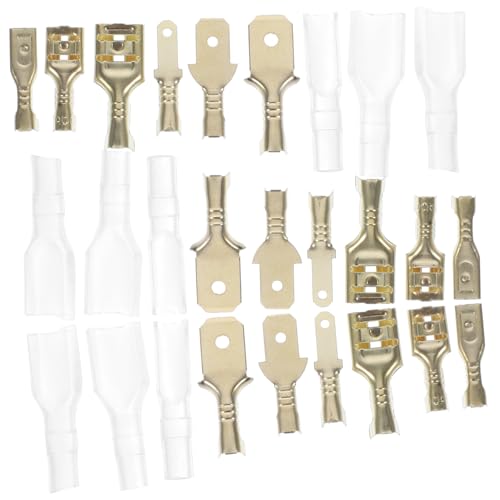 SHINEOFI 1Satz Kabelverbinder Sortiment Elektrische Crimp Anschlussstecker für Lautsprecher Isolierte Flachstecker für Kfz Maschinen Haushaltsgeräte Einfach von SHINEOFI
