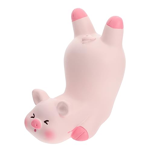 SHINEOFI 1Stück Rosa Schwein Simulationsschwein Handyhalter Für Home Decor Kompakt Tragbar Für Büro Zuhause Lifelike Modell Für Tischdekoration von SHINEOFI
