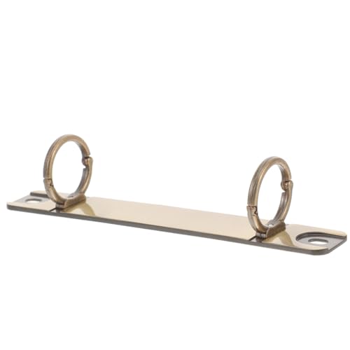 SHINEOFI 2 Hefter mit losen Blättern Planer Binder Mechanismus Schlüssel Ordnerringe individuation warnweste personalisiert ringclip für notizbücher Notizbuch segmentierter Binder Metall von SHINEOFI