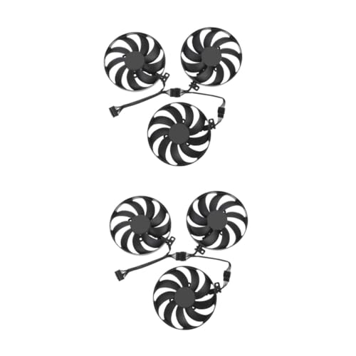 SHINEOFI 2 Sätze Grafikkartenlüfter GPU-Kühler GPU-Fan Computer-Fan gpu luftkühler elektrischer Lüfter Kühlerlüfter Abs SHINEOFI 2 Sätze Grafikkartenlüfter GPU-Kühler GPU-Fan Computer-Fan gpu luftkühler elektrischer Lüfter Kühlerlüfter Abs von SHINEOFI