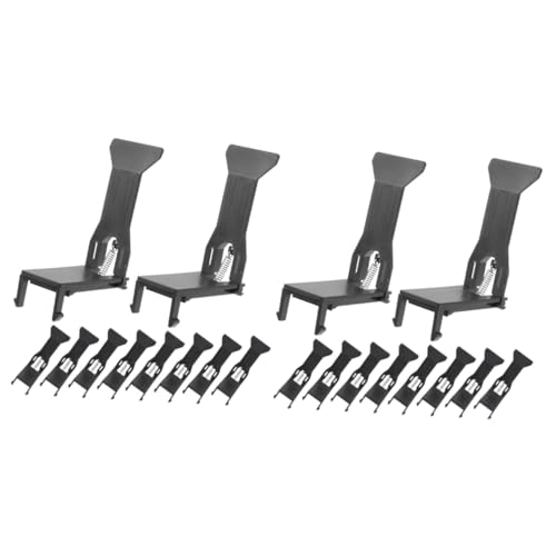 SHINEOFI 2 Sätze Kassenbox Clip Jumbo Geldfach Federklemme Bargeldhalter Schließfach Geldklammerboxen Air Tags Transparenter Kreditkarten Organizer Offizieller Kassen 10 Stück * 2 von SHINEOFI