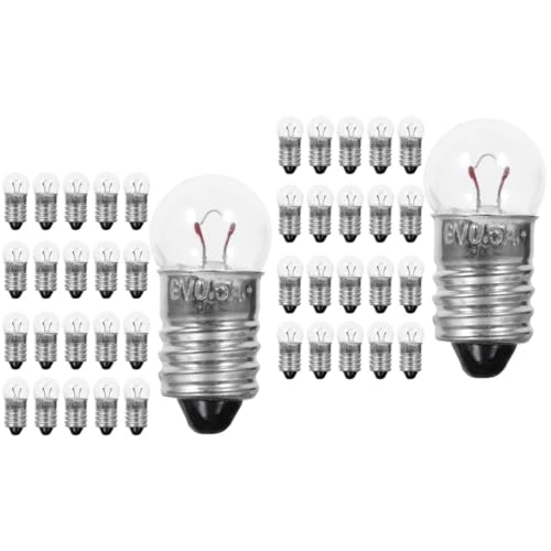 SHINEOFI 2 Sätze Kleine Glühbirnen Ersatz Experiment Runde Glühbirne Taschenlampe Winzig Wissenschafts-kit Kontrollleuchte Glühbirnen Mit Schraubsockel Aluminium 50 Stück * 2 SHINEOFI 2 Sätze Kleine Glühbirnen Ersatz Experiment Runde Glühbirne Taschenlampe Winzig Wissenschafts-kit Kontrollleuchte Glühbirnen Mit Schraubsockel Aluminium 50 Stück * 2 von SHINEOFI