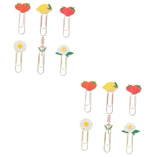 SHINEOFI 2 Sätze Office-dokumentenklammern Heftklammern Clips Papierclip Büro Dokumentieren Für Papier Papierklammern Kleine Dokumentenklammern Zinklegierung 6 Stück * 2 SHINEOFI 2 Sätze Office-dokumentenklammern Heftklammern Clips Papierclip Büro Dokumentieren Für Papier Papierklammern Kleine Dokumentenklammern Zinklegierung 6 Stück * 2 von SHINEOFI