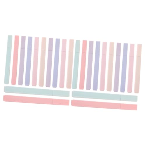 SHINEOFI 2 Sätze Scrapbooking Lerntextmarker Markierungsstift Kleiner Textmarker Lesetextmarker Kunstmarker Stift Notiz Textmarker Für Schüler Textmarker 12 Stücke * 2 von SHINEOFI
