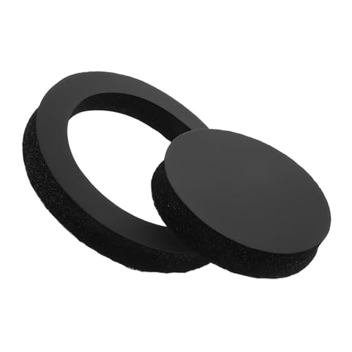 SHINEOFI 2 Satz Abstandshalter Für Lautsprecher Abstandshalter Für Autotürlautsprecher Lautsprecher-abstandskissen Austausch des Lautsprecherrings Autozubehör Schwamm Black von SHINEOFI
