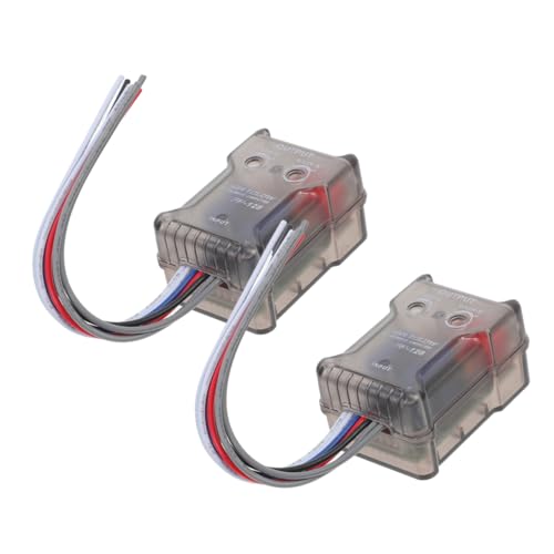 SHINEOFI 2 Stück Auto Audioausrüstung Autoradio-Antennenadapter Lautsprecher-Konvertierungstool Audio-Adapter High-to-Low-Konverter für Autoradio Radiokonverter Plastik von SHINEOFI