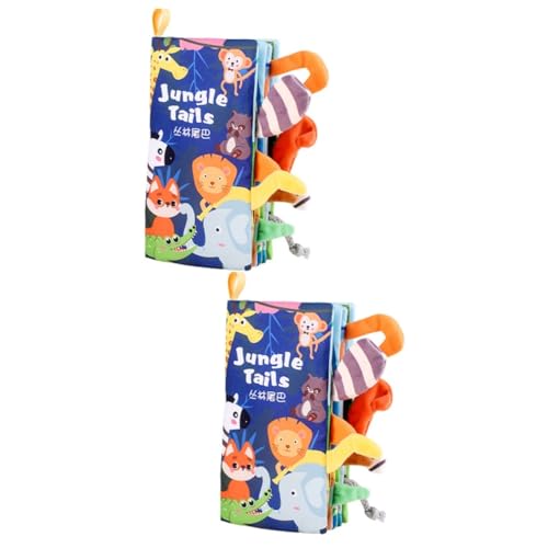SHINEOFI 2 Stück Dschungel -tierbekleidungsbuch Stoffbücher Für Babys Multifunktionales Babyspielzeug -stoffbuch -accessoire Stoffbuch Für Blue SHINEOFI 2 Stück Dschungel -tierbekleidungsbuch Stoffbücher Für Babys Multifunktionales Babyspielzeug -stoffbuch -accessoire Stoffbuch Für Blue von SHINEOFI