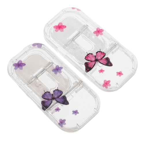 SHINEOFI 2 Stück handyhalter Telefonhalterung Schreibtischzubehör Kawaii Handyanhänger-Zubehör Halterung für Mobiltelefone Schreibtischverzierung Handy Steht Plastik von SHINEOFI