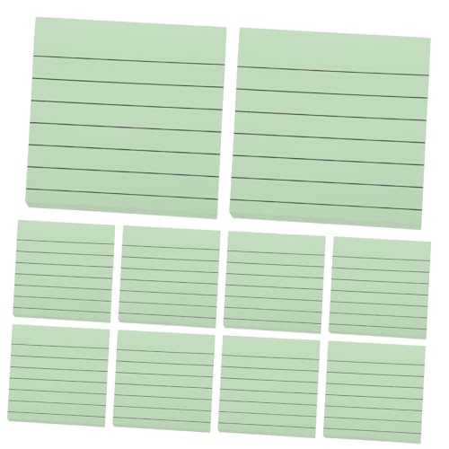 SHINEOFI 20 Stück Kleine Memo -pads Größe Für Schreiben Winziger Notizblock Zu Tipp Mini Hinweis Pads Klein Planen Sie Planungsunterlagen Sortiert Notizbilder Klebrig Pastell Green Papier von SHINEOFI
