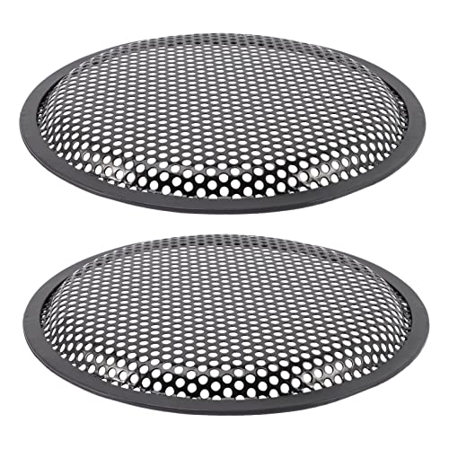 SHINEOFI 2Stücke Lautsprecher Grill Schutzgitter für Auto Heimlautsprecher Maschenlautsprecher Abdeckung Outdoor Lautsprecher Zubehör von SHINEOFI