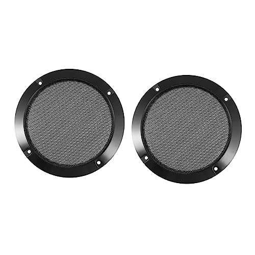 SHINEOFI 2Stücke Lautsprechernetze Lautsprecher Schutzgitter mit Exquisiter Verarbeitung für Audiodekoration Einfachen Einbau Resistent von SHINEOFI