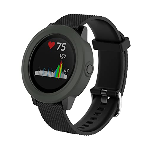SHINEOFI 2Stücke Smartwatch Gehäuse aus Silikon Stoßfest Kratzsicher Kompatibel mit Schutz für Ihre Uhr von SHINEOFI