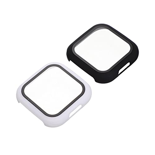 SHINEOFI 2Stücke Teiliges Hartes PC Gehäuse mit Temperiertem Glasschutz für Kratzfeste Schutzhülle Langlebig Installieren Optimaler von SHINEOFI