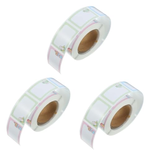 SHINEOFI 3 Rollen Namensaufkleber Wasser Etiketten Namensschilder Für Aufkleber Für Flaschen Kinderflasche Namensschilder Für Unisex Aufkleber-etikett Namensschilds Papier SHINEOFI 3 Rollen Namensaufkleber Wasser Etiketten Namensschilder Für Aufkleber Für Flaschen Kinderflasche Namensschilder Für Unisex Aufkleber-etikett Namensschilds Papier von SHINEOFI