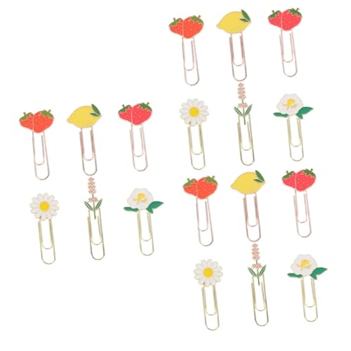 SHINEOFI 3 Sätze Office-dokumentenklammern Heftklammern Büro Clips Dokumentieren Papierclip Kleine Dokumentenklammern Entzückende Papierklammern Zinklegierung 6 Stück * 3 SHINEOFI 3 Sätze Office-dokumentenklammern Heftklammern Büro Clips Dokumentieren Papierclip Kleine Dokumentenklammern Entzückende Papierklammern Zinklegierung 6 Stück * 3 von SHINEOFI