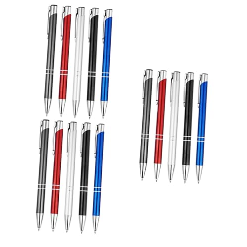 SHINEOFI 3 Sätze Stift Für Den Täglichen Gebrauch Schreibutensilien Schreibkladde Scheckheft Grußkarten Kugelschreiber Schule Schreibwaren Stifte Tragbarer Schreibstift Metall 5 Stück * 3 SHINEOFI 3 Sätze Stift Für Den Täglichen Gebrauch Schreibutensilien Schreibkladde Scheckheft Grußkarten Kugelschreiber Schule Schreibwaren Stifte Tragbarer Schreibstift Metall 5 Stück * 3 von SHINEOFI