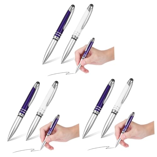 SHINEOFI 3 Sätze Touch-kugelschreiber Multifunktions Stift Multitool Stift Schreibstift Mit Taschenlampe Stylus Blau Führen Beleuchtete Stifte Beleuchteter Schreibstift Metall 2 Stück * 3 SHINEOFI 3 Sätze Touch-kugelschreiber Multifunktions Stift Multitool Stift Schreibstift Mit Taschenlampe Stylus Blau Führen Beleuchtete Stifte Beleuchteter Schreibstift Metall 2 Stück * 3 von SHINEOFI