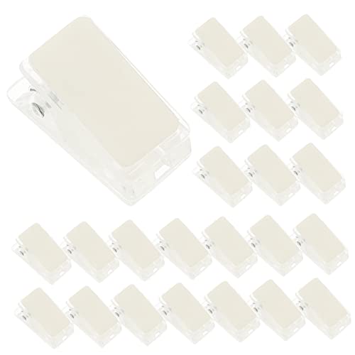 SHINEOFI 30 Stück Selbst Klebender Clip Klebeband Zum Aufhängen An Der Wand S-clips Klebrige Clips Klebestreifen Selbstklebende Federklammern Stifte Kabelclips Selbstklebend Wandclips Eisen von SHINEOFI