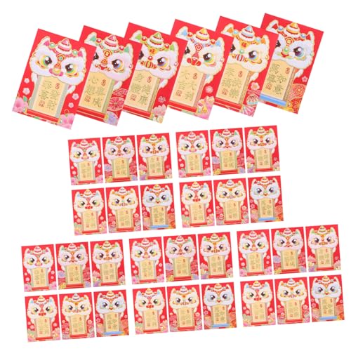 SHINEOFI 36 Stück Cartoon-Schlangenumschlag Geldbeutel 2025 Frühlingsfest rotes Paket Frühlingsfest präsent Umschlag für das Schlangenjahr traditionelles rotes Paket Rotes Geldpaket Papier SHINEOFI 36 Stück Cartoon-Schlangenumschlag Geldbeutel 2025 Frühlingsfest rotes Paket Frühlingsfest präsent Umschlag für das Schlangenjahr traditionelles rotes Paket Rotes Geldpaket Papier von SHINEOFI
