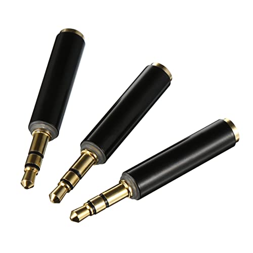 SHINEOFI 3Stücke Vergoldeter Stereo Audioadapter Für Kopfhörer Kompatibel Mit Laptops Verstärkern Mehr SHINEOFI 3Stücke Vergoldeter Stereo Audioadapter Für Kopfhörer Kompatibel Mit Laptops Verstärkern Mehr von SHINEOFI