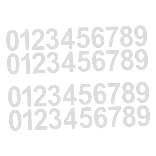 SHINEOFI 4 Sätze Aufkleber Mit Türnummern Post Zahlen Etiketten Aufkleber Reflektierend Mailboxnummern Vinyl Leuchtend Briefkasten Weiß Das Haustier SHINEOFI 4 Sätze Aufkleber Mit Türnummern Post Zahlen Etiketten Aufkleber Reflektierend Mailboxnummern Vinyl Leuchtend Briefkasten Weiß Das Haustier von SHINEOFI