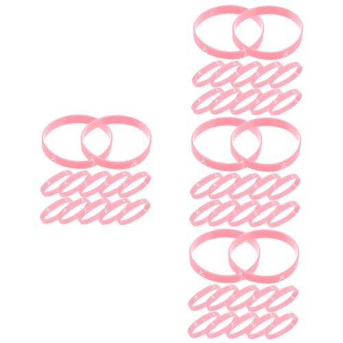 SHINEOFI 4 Sätze Silikonarmband Für Brustkrebs Elastisches Armband Hand Armband Sensibilisierungsarmbänder in Großen Mengen Brustkrebs Armbänder Bandarmbänder Kieselgel Rosa 20 Stück * 4 SHINEOFI 4 Sätze Silikonarmband Für Brustkrebs Elastisches Armband Hand Armband Sensibilisierungsarmbänder in Großen Mengen Brustkrebs Armbänder Bandarmbänder Kieselgel Rosa 20 Stück * 4 von SHINEOFI
