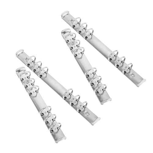 SHINEOFI 4 Stück Bindemittel A5 Ordner Zubehör Haushaltsplaner Binder Bindemechanismus Gestell A5 Notizbuchordner Flexible Binder Drahtklammern A5 Ordner 6 Ring Büro Kabel Rostfreier Stahl SHINEOFI 4 Stück Bindemittel A5 Ordner Zubehör Haushaltsplaner Binder Bindemechanismus Gestell A5 Notizbuchordner Flexible Binder Drahtklammern A5 Ordner 6 Ring Büro Kabel Rostfreier Stahl von SHINEOFI