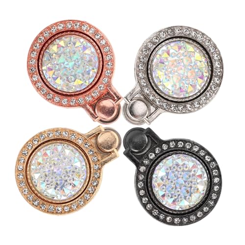 SHINEOFI 4 Stück Handy ringhalter Fingerringständer Halter für Fingerringe Telefon-Kickstand-Griff Zubehör für Handyhüllen Telefonringständer Ringhalter für Handy Legierung von SHINEOFI
