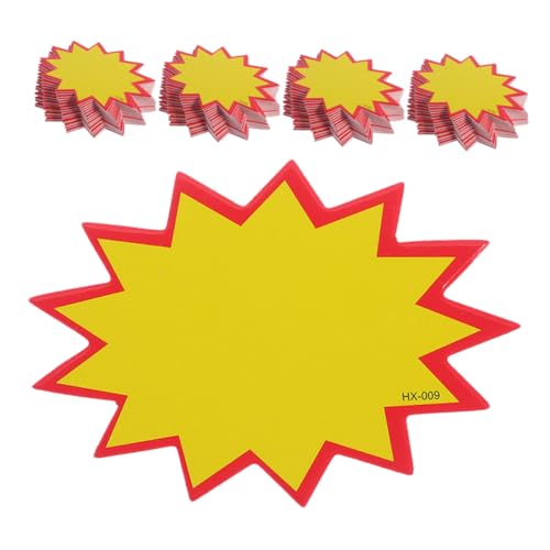 SHINEOFI 400 Stück Wiederverwendbare Supermarkt-etiketten, Beschreibbare Schilder, Preisschilder Für Einzelhandelsgeschäfte, Leere Verkaufsschilder, Werbepapieretiketten, Leere von SHINEOFI
