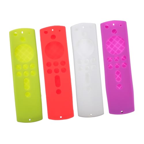 SHINEOFI 4Stücke Silikon Fernbedienungsschutz für Stick Tv Zubehör mit Präzisen Aussparungen Waschbar Schmutzabweisend für Optimalen Schutz Komfort SHINEOFI 4Stücke Silikon Fernbedienungsschutz für Stick Tv Zubehör mit Präzisen Aussparungen Waschbar Schmutzabweisend für Optimalen Schutz Komfort von SHINEOFI