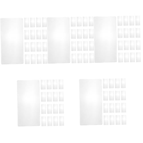 SHINEOFI 5 Sätze Lesezeichen-verpackungsbeutel Groß Sammlung Klare Lesezeichenhüllen Taschen Ärmel Elegante Lesezeichen-verpackungstasche Lesezeichen-displayhüllen Pvc 30 Stück * 5 von SHINEOFI