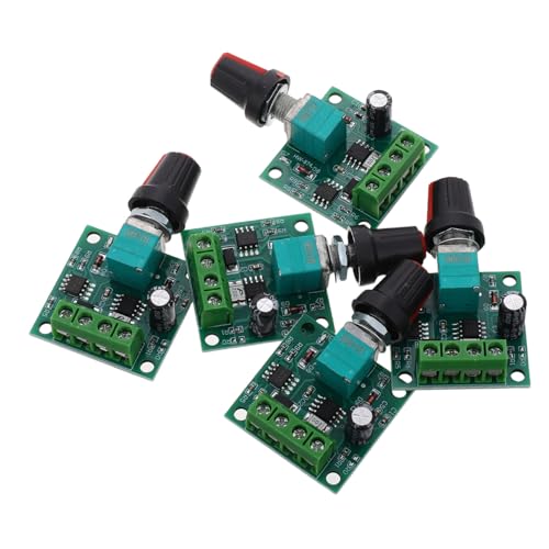 SHINEOFI 5 Stück Drehzahl regler für Gleichstrom motoren Gleichspannungsregler PWM-Gleichstrommotor-Drehzahlregler Vibrationsmotor Modulschalter PWM-Controller Metall Green SHINEOFI 5 Stück Drehzahl regler für Gleichstrom motoren Gleichspannungsregler PWM-Gleichstrommotor-Drehzahlregler Vibrationsmotor Modulschalter PWM-Controller Metall Green von SHINEOFI