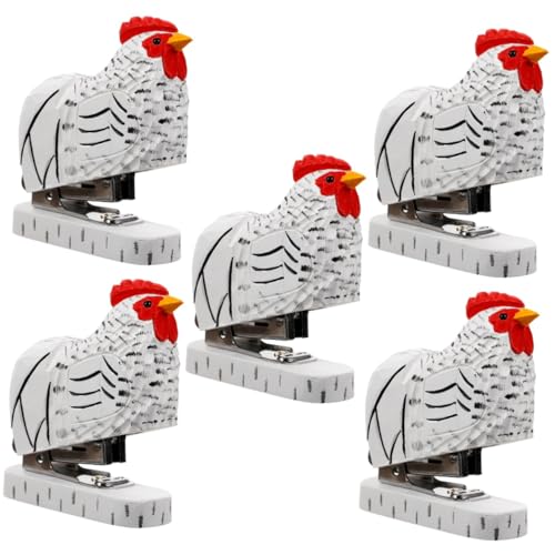 SHINEOFI 5 Stück Hahn Hefter Cartoon Hefter Kleiner Hefter Hühnerpapier Und Tiere Süßes Schreibwaren Heftgerät Bürohefter Heftgerät Für Büro Buchhefter Broschürenhefter Holz SHINEOFI 5 Stück Hahn Hefter Cartoon Hefter Kleiner Hefter Hühnerpapier Und Tiere Süßes Schreibwaren Heftgerät Bürohefter Heftgerät Für Büro Buchhefter Broschürenhefter Holz von SHINEOFI