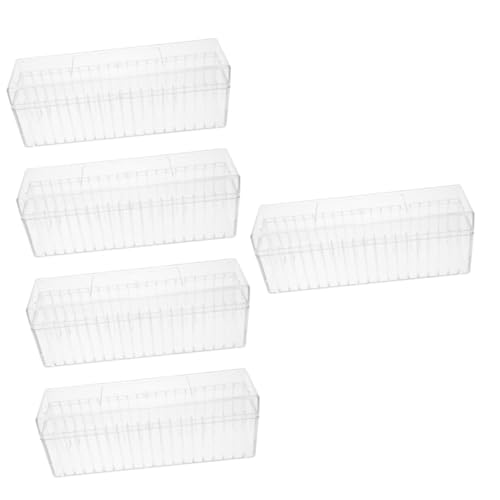 SHINEOFI 5Er-Packung Aufbewahrungsbox für abgestufte Münzen Sammellager Halter für Sammler Multifunktions-Münzhalter Münzlagerung durchsichtiger Münzbehälter Münzschutzetui Plastik SHINEOFI 5Er-Packung Aufbewahrungsbox für abgestufte Münzen Sammellager Halter für Sammler Multifunktions-Münzhalter Münzlagerung durchsichtiger Münzbehälter Münzschutzetui Plastik von SHINEOFI