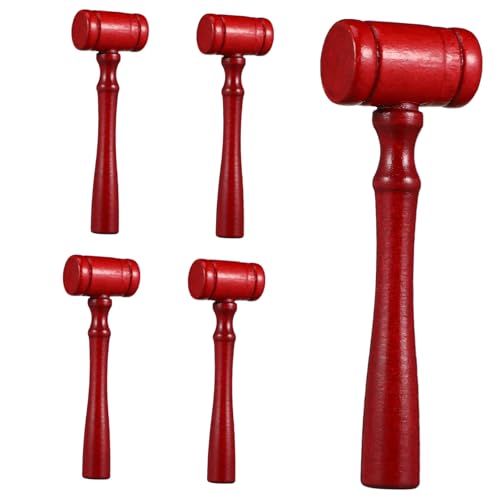 SHINEOFI 5Stücke Holzhammer für Teiliges für Rollenspiele Sicher und Fördernd Verbessert Hand Augen Koordination SHINEOFI 5Stücke Holzhammer für Teiliges für Rollenspiele Sicher und Fördernd Verbessert Hand Augen Koordination von SHINEOFI
