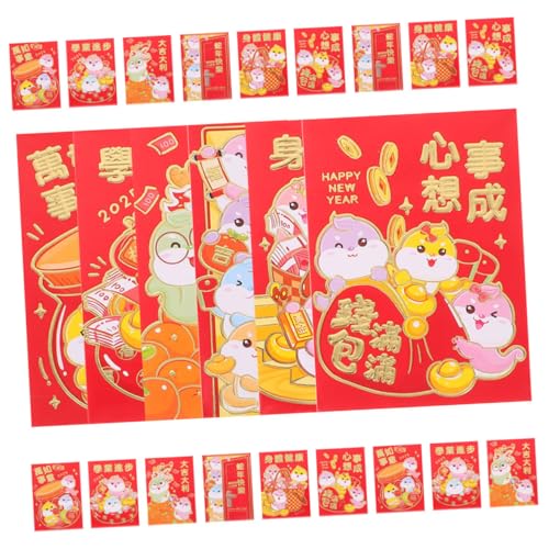 SHINEOFI 60 Stück Cartoon-schlangenumschlag Frühlingsfest Rote Tasche Neujahr Geldbeutel Geburtstag Geldtaschen Glücksgeld-geldumschläge Hongbao-hochzeit Geldumschläge Für Geld Papier SHINEOFI 60 Stück Cartoon-schlangenumschlag Frühlingsfest Rote Tasche Neujahr Geldbeutel Geburtstag Geldtaschen Glücksgeld-geldumschläge Hongbao-hochzeit Geldumschläge Für Geld Papier von SHINEOFI