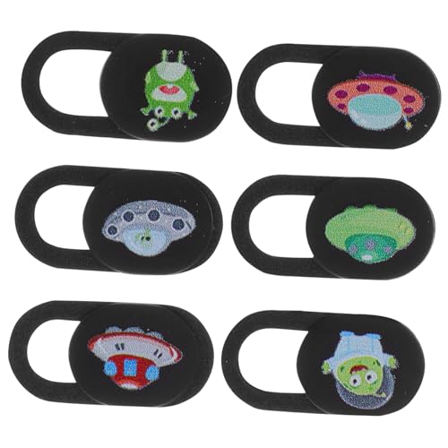 SHINEOFI 6Stücke Laptop Kameraabdeckung Ultra Dünnes Webcam Cover Für Laptop Tablet Smartphone Mit Schönem Musterdesign Einfacher Montage Für Datenschutz Privatsphäre von SHINEOFI
